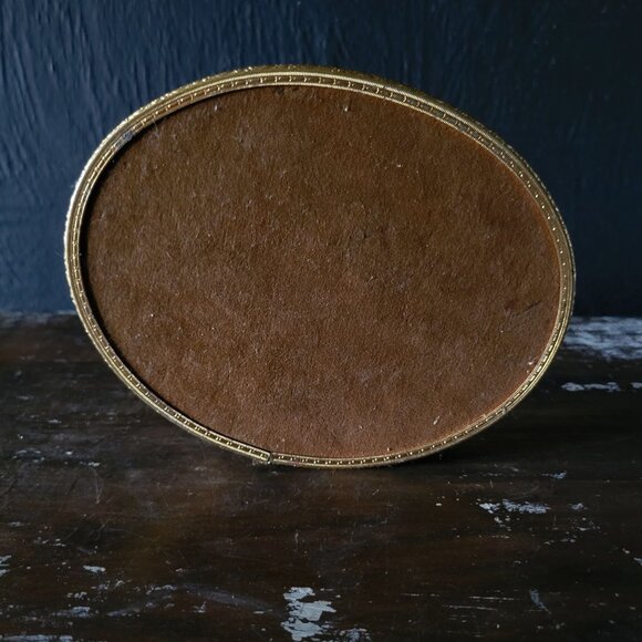 Antique Victoria Plateau with Attached Frame, Mary Queen of Scots Portrait - Picture 8 of 8